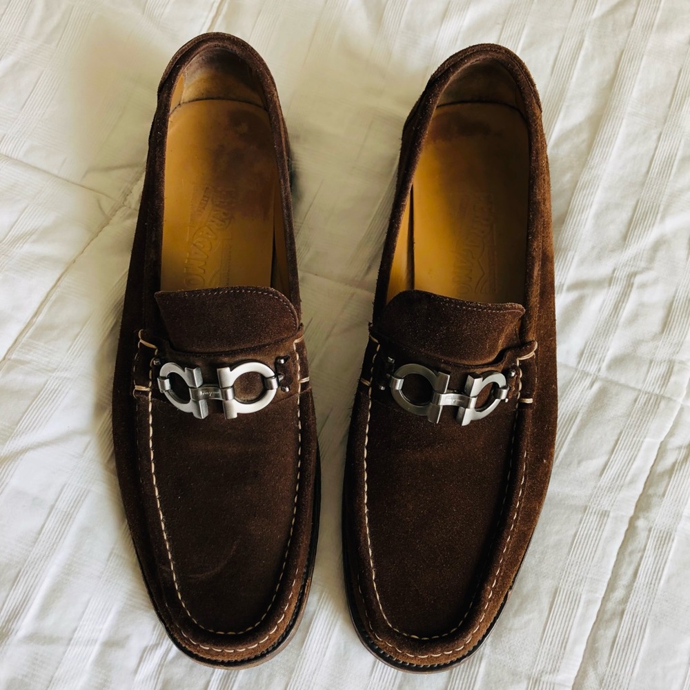 Salvatore Ferragamo horse bit loafers